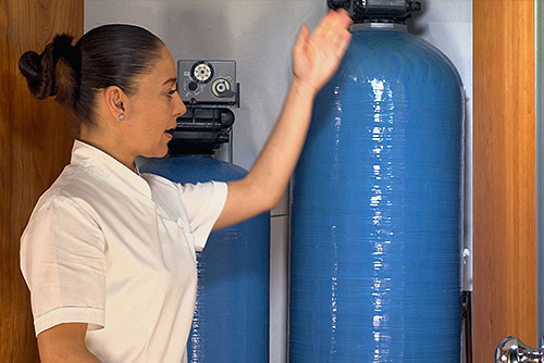 Biological water filtration, ozonation and sterilization plant